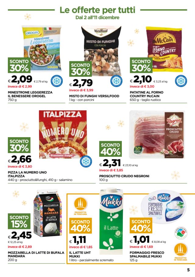 OFFERTE DAL 2 DICEMBRE 5