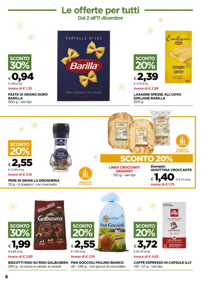 OFFERTE DAL 2 DICEMBRE 6