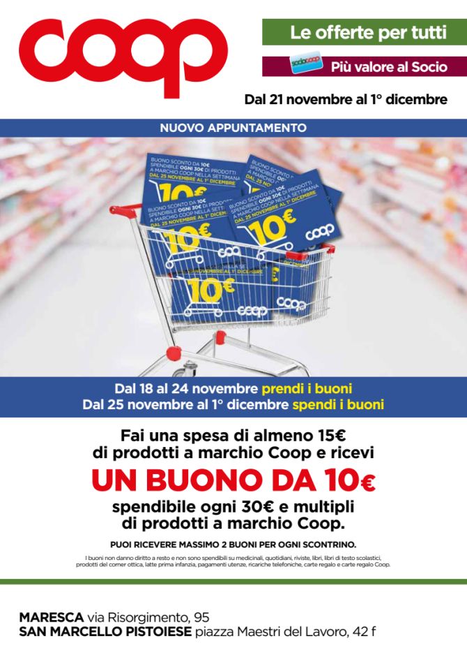 Offerta fino al 1 dicembre